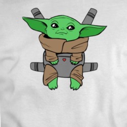 Baby Yoda The Mandalorian Wars Gift T Shirt