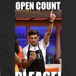 Open Count Please Zac Efron T Shirt