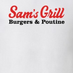 Sam's Grill Burgers Poutine Restaurant Food T Shirt