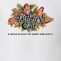 Rainforest Cafe Restaurant Logo Food Gift T Shirt
