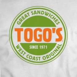Togo's West Coast Sandwich Logo Food Gift T Shirt