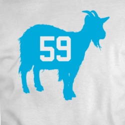 Luke Kuechly Goat California Panthers Football T Shirt