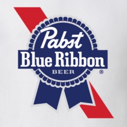Pabst Blue Ribbon Logo Beer Drink Gift T Shirt
