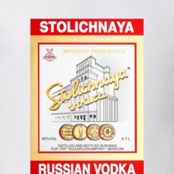 Stolichnaya Russian Vodka Alcohol Drink Gift T Shirt