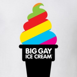 Big Gay Ice Cream Dessert Gift T Shirt