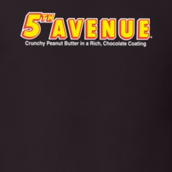 5th Avenue Chocolate Candy Snack Gift T Shirt