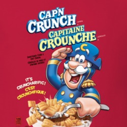 Cap'n Crunch Captain Cereal Food Gift T Shirt