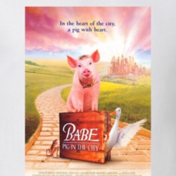 Babe Pig In The City 90's Movie Poster Gift T Shirt