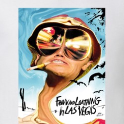 Fear And Loathing In Las Vegas 90's Movie Poster Gift T Shirt