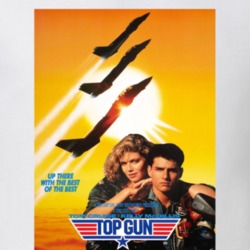 Top Gun 80's Movie Poster Gift T Shirt