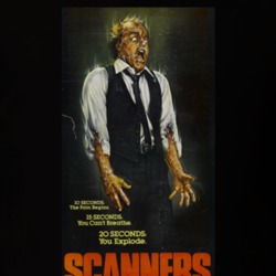 Scanners 80's Movie Poster Gift T Shirt