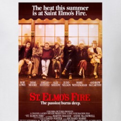 St Elmo's Fire 80's Movie Poster Gift T Shirt