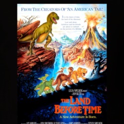 The Land Before Time 80's Movie Poster Gift T Shirt