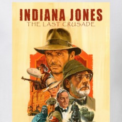 The Last Crusade 80's Movie Poster Gift T Shirt