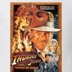 Temple Of Doom 80's Movie Poster Gift T Shirt