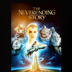 The Neverending Story 80's Movie Poster Gift T Shirt