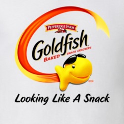 Goldfish Food Snack Gift Fan T Shirt