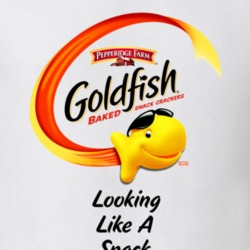 Goldfish Food Snack Gift Fan T Shirt