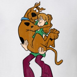 Scooby Shaggy Tv Retro Worn Look T Shirt