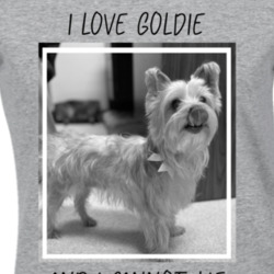 I Love Goldie Ladies T Shirt