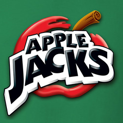 Apple Jacks Cereal Food Logo Gift T Shirt