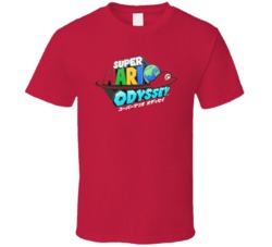 Super Mario Bros Odyssey Nintendo Switch T Shirt