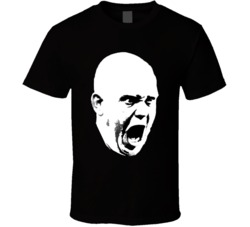 Michael Van Gerwen Premier League Darts Big Head Silhouette  T Shirt