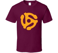 Retro 45 RPM Spin DJ Classic Vinyl  T Shirt