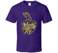Kolkata Knight Riders IPL Cricket Sports Lover Cool Trendy Worn Look T
