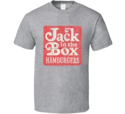Jack In The Box Retro Restaurant Cool Worn Look T Shirt