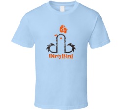 Dirty Bird Retro Restaurant Cool Worn Look T Shirt