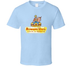 Burger King Retro Restaurant Cool Worn Look T Shirt
