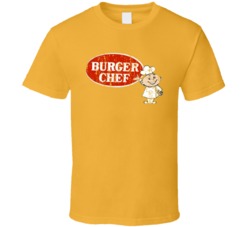 Burger Chef Retro Restaurant Cool Worn Look T Shirt
