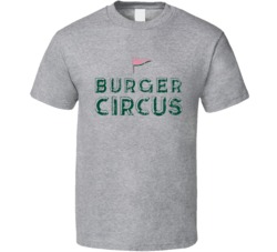 Burger Circus Retro Restaurant Cool Worn Look T Shirt