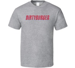 Dirty Burger Retro Restaurant Cool Worn Look T Shirt