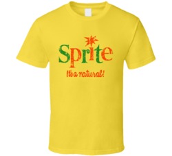Sprite Retro Drink Cool Worn Look T Shirt