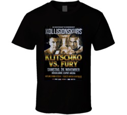 Klitschko vs Fury Boxing Lover Fight Cool Fan T Shirt