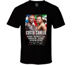 Cotto vs Canelo Boxing Lover 2015 Fight Cool Fan T Shirt