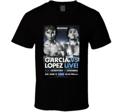 Garcia vs Lopez Boxing Lover Fight Cool Fan T Shirt