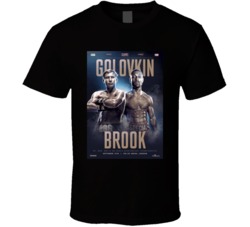 Golovkin vs Brook Boxing Lover Middleweight Fight Cool Fan T Shirt