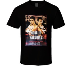 Morales vs Pacquiao Boxing Lover Fight Cool Fan T Shirt