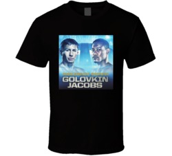 Golovkin vs Jacobs Boxing Lover Middleweight Fight Cool Fan T Shirt