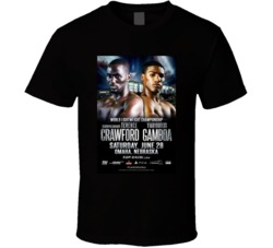 Terence Crawford vs Yuriorkis Boxing Lover WLC Fight Cool Fan T Shirt