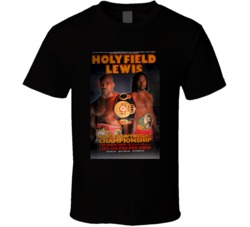 Holyfield vs Lewis Boxing Lover Heavyweight Fight Cool Fan T Shirt