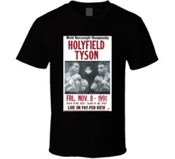 Holyfield vs Tyson Boxing Lover Legends 1991 Fight Cool Fan T Shirt