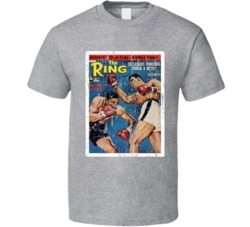Cassius Clay The Ring Cover Boxing Lover Cool Worn Look Fan T Shirt
