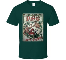 The Ring Christmas The Ring Cover Boxing Lover Cool Worn Look Fan T Sh