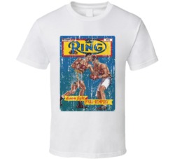 Louis Dempsey The Ring Cover Boxing Lover Cool Worn Look Fan T Shirt