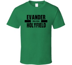 Evander Real Deal Holyfield Nickname Boxing Lover Cool Fan Gift T Shir