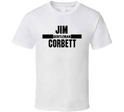 Jim Gentleman Corbett Nickname Boxing Lover Cool Fan T Shirt